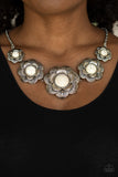 Paparazzi Accessories Santa Fe Hills - White Necklace