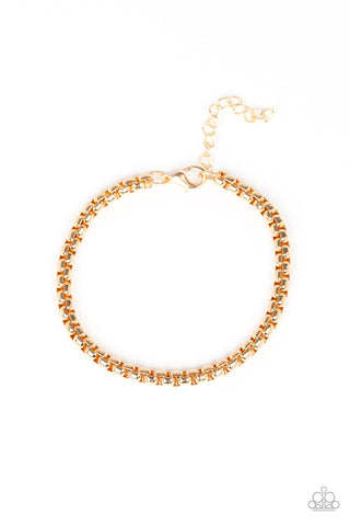 Paparazzi Accessories Metro Marathon - Gold Bracelet