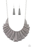 Paparazzi Accessories Metro Mane - Silver Necklace