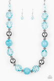 Paparazzi Accessories Very Voluminous - Blue Necklace