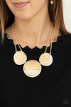 Paparazzi Accessories Gladiator Glam - Gold Necklace