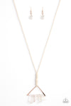 Paparazzi Accessories Raw Talent - Rose Gold Necklace