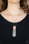 Paparazzi Accessories Dewy Desert - Pink Necklace