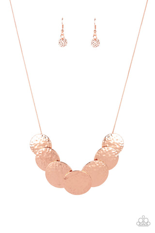 Paparazzi Accessories RADIAL Waves - Copper Necklace