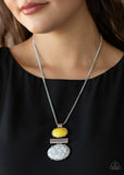 Paparazzi Accessories Finding Balance - Yellow Necklace