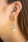 Paparazzi Accessories Reshaping Refinement - Gold Earrings