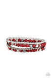 Paparazzi Accessories Stacked Style Maker - Red Bracelet