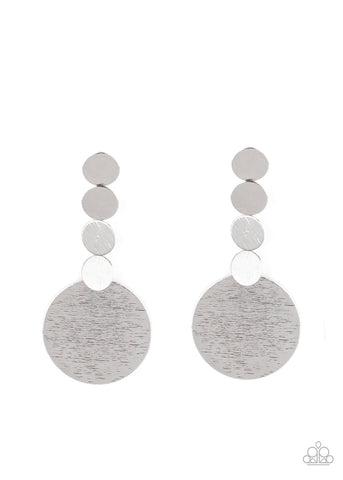 Paparazzi Accessories Idolized Illumination - Silver Earrings