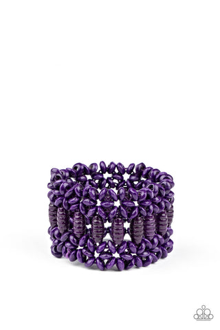 Paparazzi Accessories Fiji Flavor - Purple Bracelet