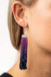 Paparazzi Accessories Dual Immersion - Purple Earrings