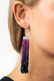 Paparazzi Accessories Dual Immersion - Purple Earrings