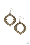 Paparazzi Accessories Taj Mahal Majesty - Brass Earrings