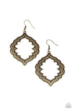 Paparazzi Accessories Taj Mahal Majesty - Brass Earrings