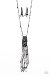 Paparazzi Accessories Macrame Majesty - Black