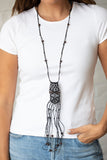 Paparazzi Accessories Macrame Majesty - Black