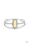 Paparazzi Accessories Stone Sahara - Yellow Cuff Bracelet