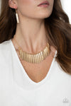 Paparazzi Accessories Metallic Muse - Gold Necklace