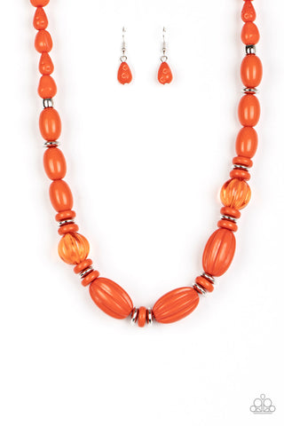 Paparazzi Accessories High Alert - Orange Necklace