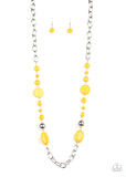 Paparazzi Accessories When I GLOW Up - Yellow Necklace