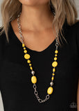 Paparazzi Accessories When I GLOW Up - Yellow Necklace