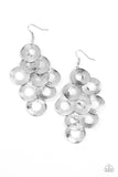 Paparazzi Accessories Scattered Shimmer - Silver Earrings