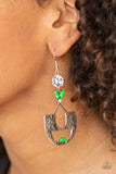 Paparazzi Accessories Modern Day Mecca - Green Earrings