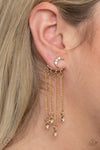 Paparazzi Accessories Cosmic Goddess - Gold earrings