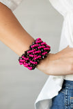 Paparazzi Accessories Cozy in Cozumel - Wood Bracelet