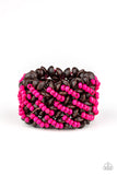 Paparazzi Accessories Cozy in Cozumel - Wood Bracelet