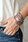 Paparazzi Accessories Relics On Repeat - Silver Bracelet