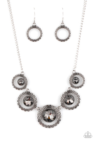 Paparazzi Accessories PIXEL Perfect - Silver Necklace