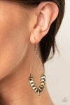 Paparazzi Accessories Me, Myself, and ICE - Brass Earrings