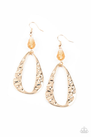 Paparazzi Accessories Enhanced Elegance - Gold Earrings