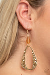 Paparazzi Accessories Enhanced Elegance - Gold Earrings