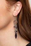 Paparazzi Accessories Glammed Up Goddess - Purple Earrings