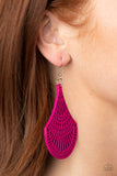 Paparazzi Accessories Tropical Tempest - Pink Earrings