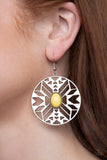 Paparazzi Accessories Southwest Walkabout - Yellow Earrings