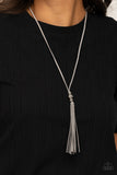 Paparazzi Accessories Hold My Tassel - Silver Necklace [228]