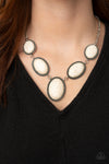 Paparazzi Accessories River Valley Radiance - White Necklace