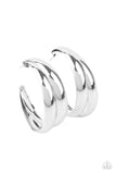 Paparazzi Accessories Colossal Curves - Silver