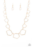 Paparazzi Accessories Full Frame Fashion - Gold Necklace