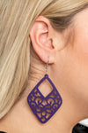 Paparazzi Accessories VINE For The Taking - Purple Earrings