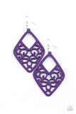 Paparazzi Accessories VINE For The Taking - Purple Earrings