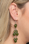 Paparazzi Accessories Superstar Social - Green Earrings