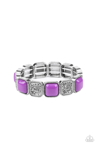 Paparazzi Accessories Trendy Tease - Purple Bracelet