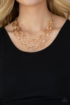 Paparazzi Accessories Status Quo - Gold Necklace [1537]