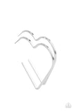 Paparazzi Accessories I HEART a Rumor - Silver Earring