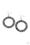 Paparazzi Accessories PRIMAL Meridian - Black Earring