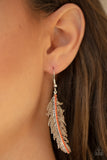 Paparazzi Accessories Fearless Flock - Orange Earrings