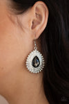 Paparazzi Accessories Exquisitely Explosive - Silver Earrings